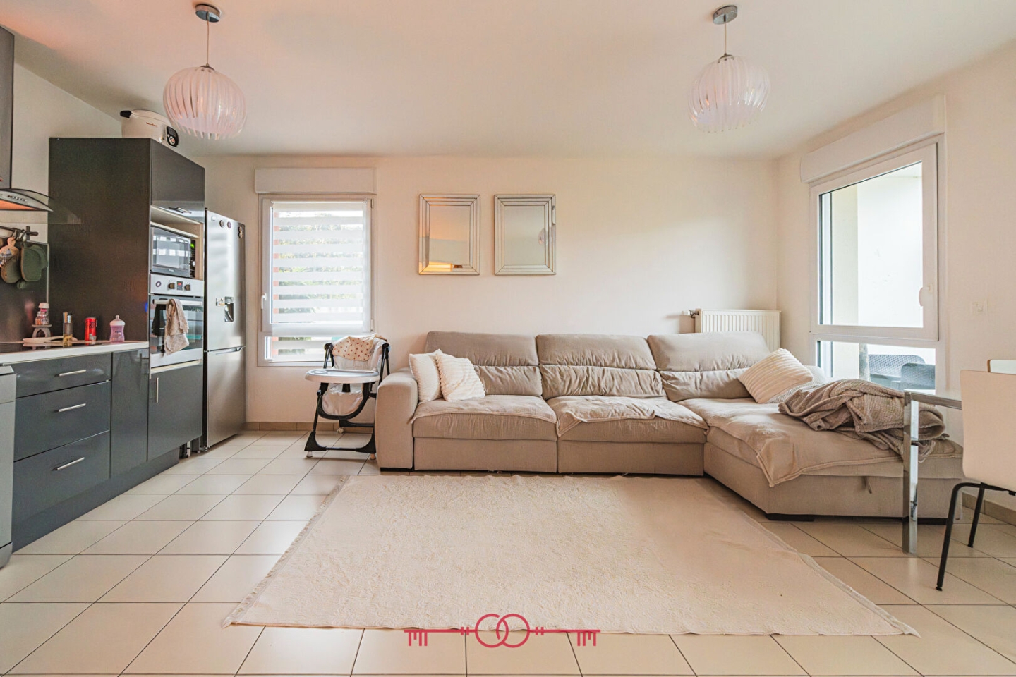  Appartement Reims 3 pièce(s) 60.57 m2 vendu loué - photo 2